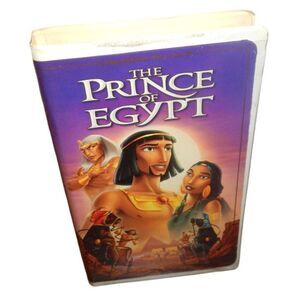 THE PRINCE OF EGYPT vintage VHS animated movie film in original clamshell case